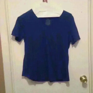 Faded Glory Blue Short Sleeve T-Shirt - Size 1X